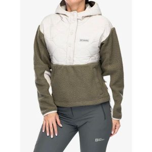 Bluza z kapturem damska Columbia Cloud Point Hooded Fleece. Zielone bluzy Columbia, xs, bez wzorów, z kapturem. Za 293,99 zł.
