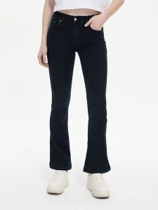 LTB Dżinsy - Flare fit - w kolorze czarnym rozmiar: W31/L32. Czarne jeansy LTB, z aplikacjami. Za 130,50 zł.
