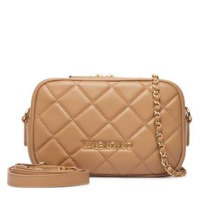 Torebka Valentino. Brązowe listonoszki Valentino, bez wzorów, bez dodatków. Za 569,99 zł.