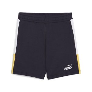 Młodzieżowe szorty Essentials Block PUMA New Navy Blue. Niebieskia szorty Puma, bez wzorów, eleganckie. Za 85,99 zł.