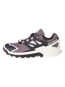 SALOMON Buty "Xa Nekoma GTX" w kolorze fioletowo-białym do biegania rozmiar: 44. Białe buty sportowe Salomon, bez wzorów, z gore-texu, bez zapięcia, do biegania, gore-tex. Za 294,28 zł.