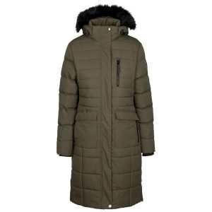 Kurtka Ocieplana Damska Sasha. Zielone kurtki Trespass, xs, bez wzorów, z puchu, bez kaptura. Za 344,99 zł.