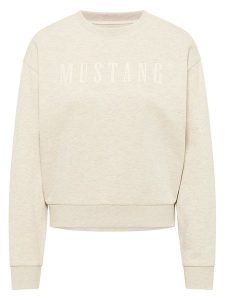 Mustang Bluza w kolorze beżowym rozmiar: XL. Brązowe bluzy Mustang, xl, bez wzorów, z bawełny, bez kaptura. Za 87,81 zł.