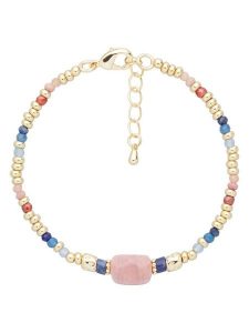 U.S. Polo Assn. Pozłacana bransoletka z kamieniami szlachetnymi rozmiar: onesize. Niebieskie bransoletki U.S. Polo Assn., metalowe. Za 69,99 zł.