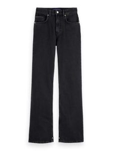 Scotch & Soda Dżinsy - Bootcut fit - w kolorze czarnym rozmiar: W31/L32. Czarne jeansy Scotch & Soda, z aplikacjami, z bawełny, z podwyższonym stanem. Za 189,74 zł.