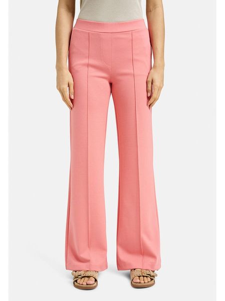 Smith & Soul Spodnie w kolorze łososiowym rozmiar: S. Pomarańczowe spodnie z wysokim stanem Smith & Soul, bez wzorów, z materiału, z podwyższonym stanem. Za 152,99 zł.