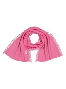 Maerz Muenchen Wełniany szal w kolorze różowym rozmiar: onesize. Różowe szaliki Maerz Muenchen, bez wzorów, z materiału. Za 217,99 zł.