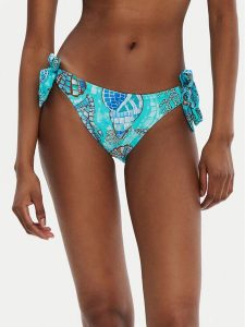 Seafolly Dół od bikini La Mer 40678-214 Turkusowy. Niebieskie bikini Seafolly, bez wzorów, z syntetyku. Za 289,99 zł.