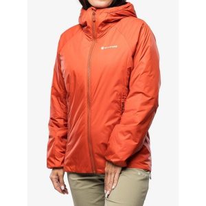 Kurtka ocieplana damska Montane Respond Hoodie. Brązowe kurtki Montane, bez wzorów, bez kaptura. Za 564,99 zł.