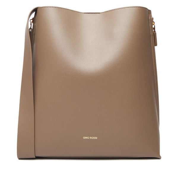 Torebka GINO ROSSI. Brązowe torebki klasyczne Gino Rossi, bez wzorów, bez dodatków. Za 329,99 zł.