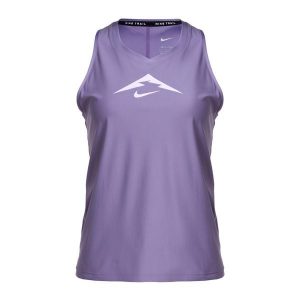Tank top do biegania damski Nike Trail Dri-Fit Graphic TT. Czerwone topy Nike, bez wzorów, sportowe, bez kołnierzyka, bez ramiączek. Za 169,99 zł.