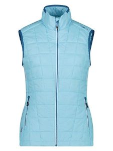 Cmp Kamizelka pikowana w kolorze błękitnym rozmiar: 42. Niebieskie kamizelki CMP, s, bez wzorów, z materiału, bez kołnierzyka, bez ramiączek, bez kaptura. Za 244,95 zł.