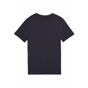 Młodzieżowa koszulka ESS z logo No. 1 PUMA New Navy Blue. Niebieskia bluzki Puma, m, bez wzorów, z gumy, młodzieżowe, bez kołnierzyka, bez ramiączek. Za 79,00 zł.