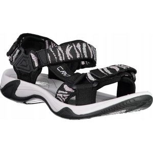 Sandały dla kobiet CMP Hamal Hiking. Czarne buty trekkingowe CMP, z materiału, bez zapięcia. Za 143,99 zł.