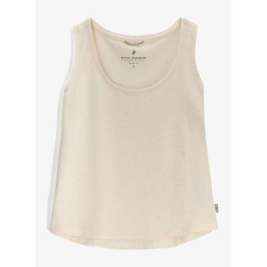 Tank top damski Royal Robbins Vacationer Boxy Tank. Brązowe topy ROYAL ROBBINS, bez wzorów, bez kołnierzyka, bez ramiączek. Za 161,99 zł.