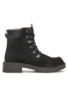 Lasocki Trapery RST-DOMINGA-04 Czarny. Czarne buty zimowe Lasocki, ze skóry, bez obcasa, bez zapięcia. Za 329,99 zł.