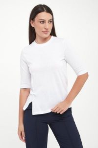 T-shirt damski Tadgha JOOP!. T-shirty JOOP!, xs, bez wzorów, bez kołnierzyka, bez ramiączek. Za 299,00 zł.