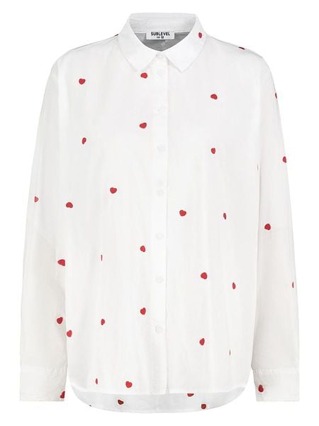 Sublevel Koszula w kolorze białym rozmiar: XXL. Białe koszule Sublevel, xxl, bez wzorów, z bawełny, bez kołnierzyka, bez ramiączek. Za 86,99 zł.