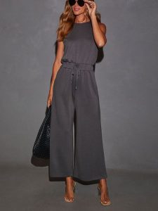 LA Angels Kombinezon w kolorze antracytowym rozmiar: L. Czarne kombinezony LA Angels, l, bez wzorów, bez kołnierzyka, bez ramiączek. Za 195,99 zł.