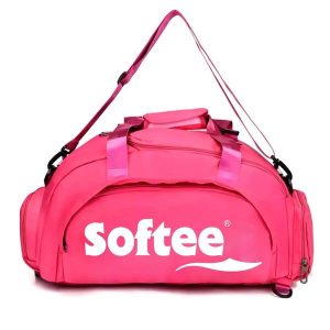 Torba sportowa Softee. Czerwone torby podróżne i sportowe SOFTEE, bez wzorów, z materiału, do ręki. Za 163,00 zł.