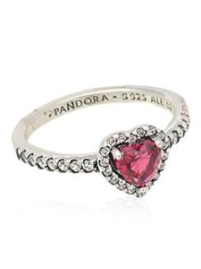 Pandora Srebrny pierścionek z kryształami rozmiar: 54. Szare pierścionki Pandora, z kryształem, srebrne. Za 295,99 zł.