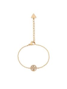 Guess Bransoletka JUBB06 397JW Złoty. Żółte bransoletki Guess, ze stali. Za 249,99 zł.