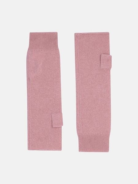 Perfect Cashmere Kaszmirowe mankiety "Zoe" w kolorze jasnoróżowym rozmiar: onesize. Różowe rękawiczki Perfect Cashmere, bez wzorów, z kaszmiru. Za 108,99 zł.