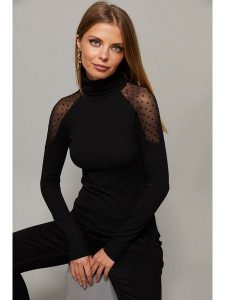 Cool and sexy Koszulka w kolorze czarnym rozmiar: S. Czarne bluzki Cool and sexy, s, bez wzorów, bez kołnierzyka, bez ramiączek. Za 65,95 zł.