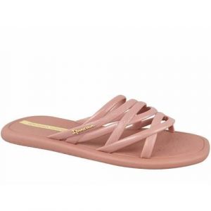 Klapki damskie Ipanema 83606AW818. Czerwone klapki Ipanema, bez wzorów, z materiału, bez obcasa. Za 84,99 zł.