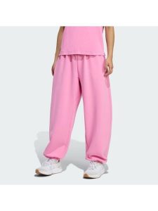 Adidas Spodnie dresowe Soft Lux KA7019 Różowy Loose Fit. Czerwone spodnie dresowe ADIDAS, m, bez wzorów, z dresówki. Za 329,99 zł.