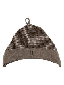 Rento Czapka "Kenno" w kolorze czarno-beżowym do sauny - 40 x 32 cm rozmiar: onesize. Brązowe czapki Rento, bez wzorów, z bawełny. Za 43,99 zł.