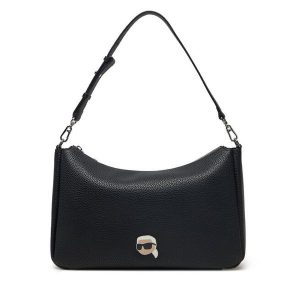 Torebka KARL LAGERFELD. Czarne torebki klasyczne KARL LAGERFELD, bez wzorów, bez dodatków. Za 649,99 zł.