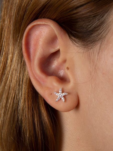 Lodie Silver Srebrne kolczyki-wkrętki z cyrkoniami rozmiar: onesize. Szare kolczyki Lodie Silver, z cyrkonią, srebrne. Za 108,95 zł.