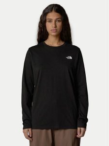 The North Face Bluzka Simple Dome NF0A87QP Czarny Relaxed Fit. Czarne bluzki The North Face, s, bez wzorów, z bawełny, bez kołnierzyka, bez ramiączek. Za 129,99 zł.
