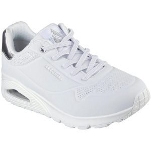 Adidasy Skechers Uno - Shimmer Away, Kobiety. Białe buty sportowe Skechers, bez wzorów, z gumy, bez zapięcia. Za 490,00 zł.