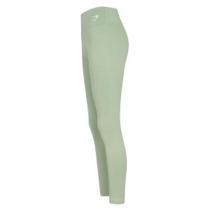 Legginsy treningowe damskie Gymshark Training Full Lenght. Zielone legginsy Gymshark, bez wzorów. Za 109,99 zł.