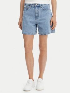 Calvin Klein Jeans Szorty jeansowe LV047F675G Niebieski Regular Fit. Niebieskie szorty Calvin Klein Jeans, bez wzorów, z bawełny. Za 329,99 zł.