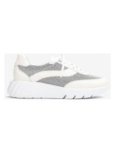 Unisa Skórzane sneakersy w kolorze białym rozmiar: 40. Białe trampki Unisa, bez wzorów, z materiału, bez zapięcia. Za 260,99 zł.