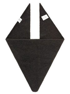 Zwillingsherz Chusta trójkątna "Uni " w kolorze czarnym - 100 x 36 cm rozmiar: onesize. Czarne apaszki i chusty Zwillingsherz, bez wzorów, z materiału. Za 73,95 zł.