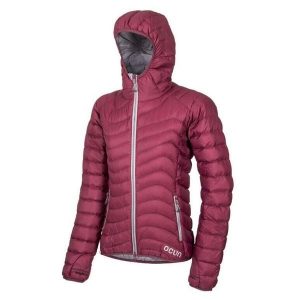 Kurtka puchowa damska Ocun Tsunami Eco. Czerwone kurtki Ocun, s, bez wzorów, z puchu, bez kaptura. Za 529,99 zł.