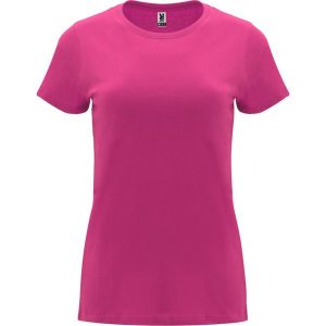 Damska Koszulka Z Krótkim Rękawem Capri. Czerwone bluzki ROLY, xl, bez wzorów, sportowe, bez kołnierzyka, bez ramiączek. Za 31,99 zł.