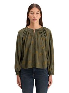 Scotch & Soda Bluzka w kolorze khaki rozmiar: 36. Brązowe bluzki Scotch & Soda, bez wzorów, bez kołnierzyka, bez ramiączek. Za 136,13 zł.