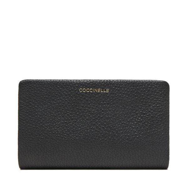 Portfel Coccinelle. Czarne portfele Coccinelle, bez wzorów. Za 379,99 zł.