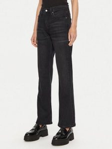 Calvin Klein Jeans Jeansy Authentic J20J224024 Czarny Bootcut Fit. Czarne jeansy Calvin Klein Jeans, bez wzorów, z bawełny. Za 239,99 zł.