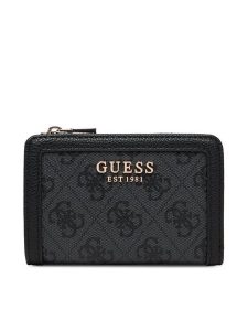Guess Portfel Lindsey Slg SWSG97 49156 Szary ciemny. Szare portfele Guess, z aplikacjami, ze skóry. Za 264,99 zł.