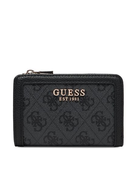 Guess Portfel Lindsey Slg SWSG97 49156 Szary ciemny. Szare portfele Guess, z aplikacjami, ze skóry. Za 264,99 zł.