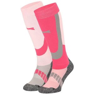 Skarpety narciarskie Xtreme, 2 par, Multi Różowy. Czerwone skarpetki XTREME SOCKSWEAR, bez wzorów. Za 151,99 zł.