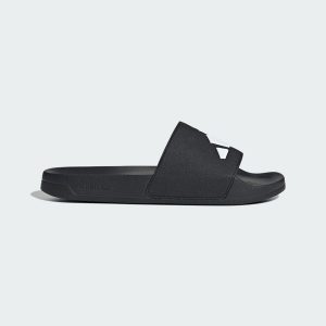 Klapki Adilette Shower. Białe klapki ADIDAS, bez wzorów, bez obcasa. Za 119,00 zł.