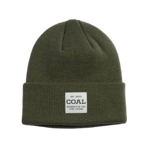Czapka zimowa COAL UNIFORM dark olive. Zielone czapki COAL, bez wzorów, sportowe. Za 29,00 zł.