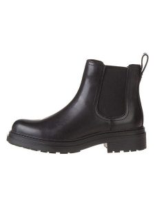 Clarks Skórzane botki "Orinoco3 Lane" w kolorze czarnym rozmiar: 39. Czarne buty sportowe Clarks, bez wzorów, bez zapięcia. Za 284,95 zł.